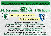 Pozvánka na fotbal do Vilémova. | SK Vilémov